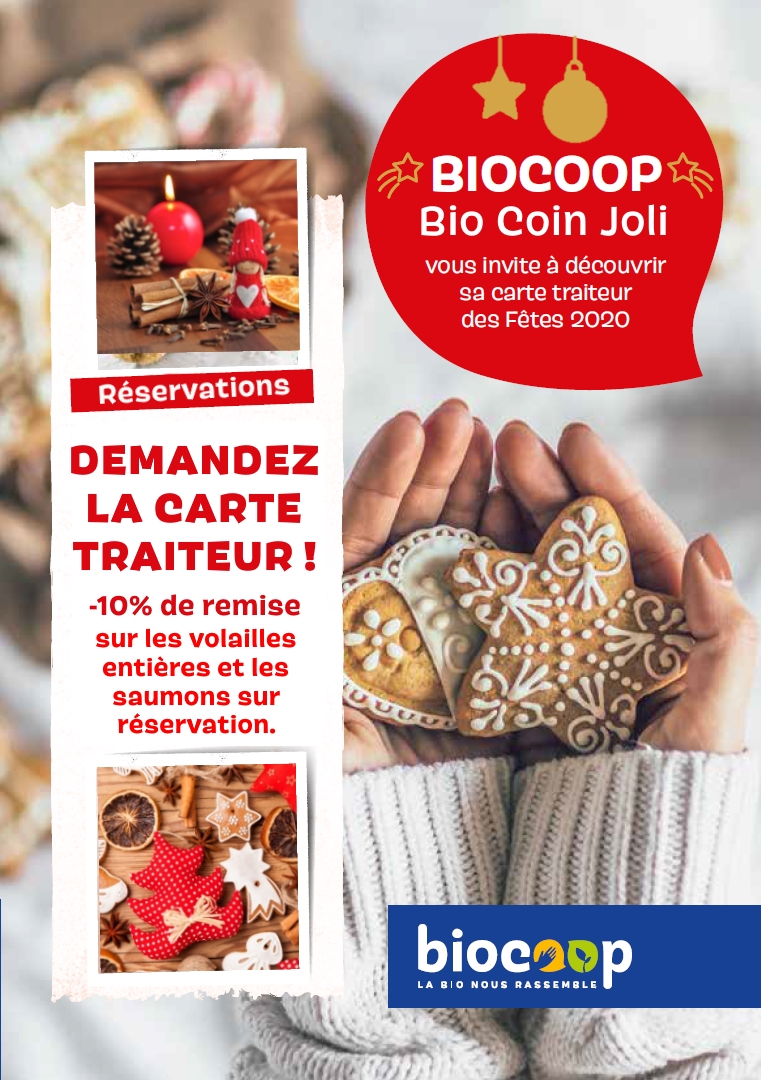 Demandez votre carte traiteur de Noël !